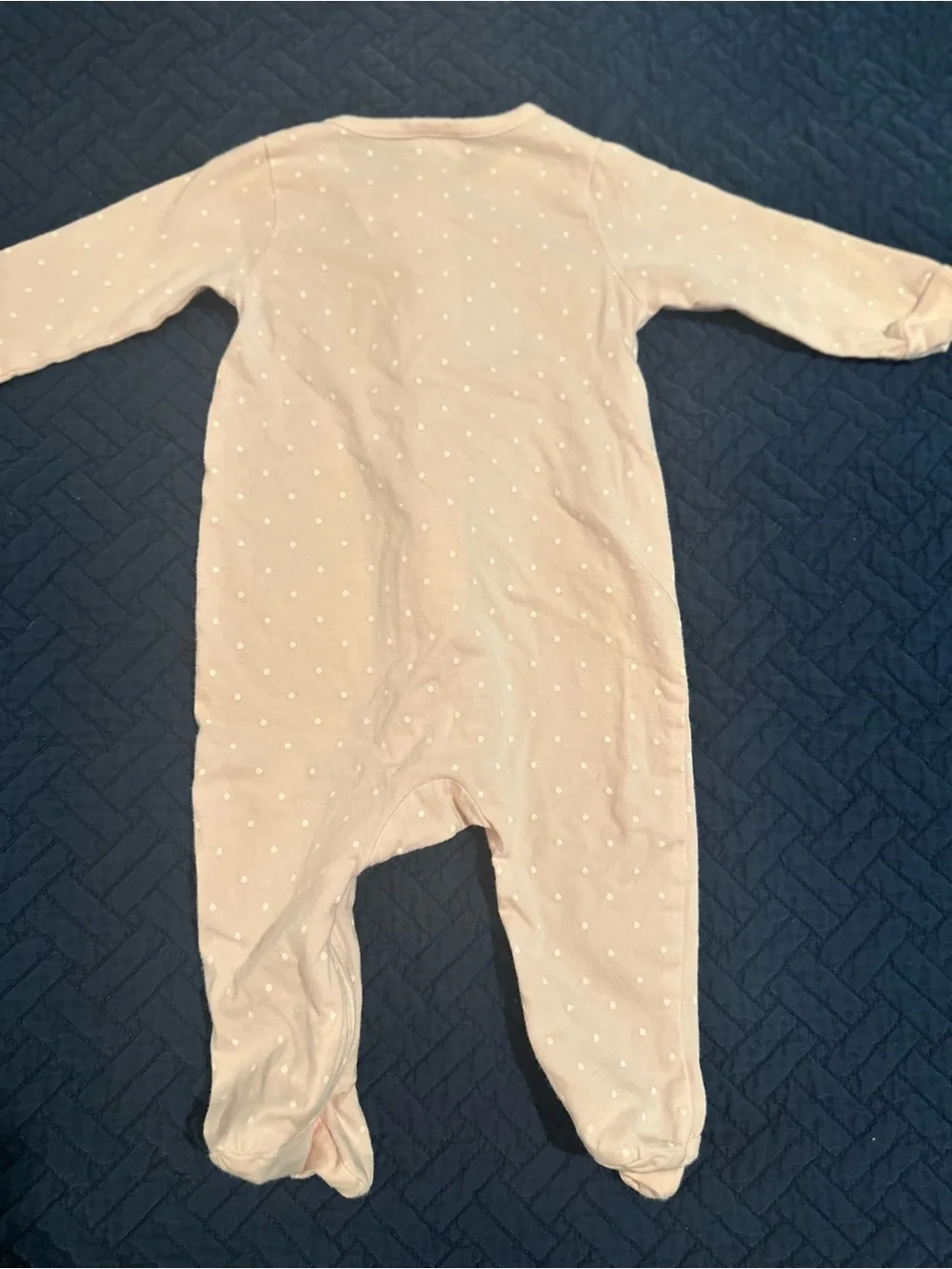 Sleeper Baby Girls Pink Footed Floral Zip One-Piece Gerber 0-3 Months